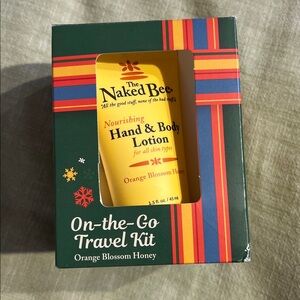 The Naked Bee Orange Blossom Honey Gift Set *NEW* Ready Set Go Travel Kit Four